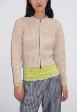 Paloma Wool1Besito Zip Knit Cardigan - Ecru