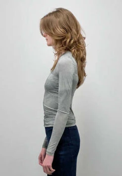 Paloma WoolARCANGEL Printed Long Sleeve Top - Mid Grey -ULLA JOHNSON Clothing Shop ARCANGEL Printed Long Sleeve Top Mid Grey 20230918043456 2