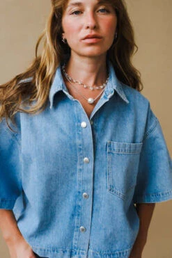 AGOLDEAgolde Rona Box Shirt - Tomorrow 15 AGOLDEAgolde Rona Box Shirt - Tomorrow -ULLA JOHNSON Clothing Shop Agolde Rona Box Shirt Tomorrow 20231028091509