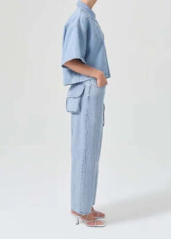 AGOLDEAgolde Rona Box Shirt - Tomorrow 20 AGOLDEAgolde Rona Box Shirt - Tomorrow -ULLA JOHNSON Clothing Shop Agolde Rona Box Shirt Tomorrow 20231028091511 2