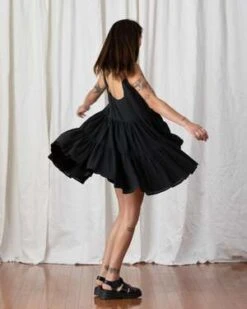 Ali GoldenFULL TANK DRESS - BLACK -ULLA JOHNSON Clothing Shop Ali Golden FULL TANK DRESS BLACK 20230224201142 1