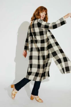 Ali GoldenNotch Jacket - Black/Cream -ULLA JOHNSON Clothing Shop Ali Golden Notch Jacket Black Cream 20231027124340