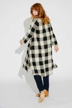 Ali GoldenNotch Jacket - Black/Cream -ULLA JOHNSON Clothing Shop Ali Golden Notch Jacket Black Cream 20231027124341