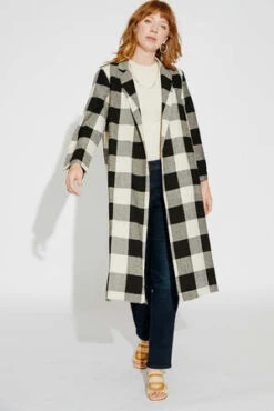 Ali GoldenNotch Jacket - Black/Cream -ULLA JOHNSON Clothing Shop Ali Golden Notch Jacket Black Cream 20231027124342