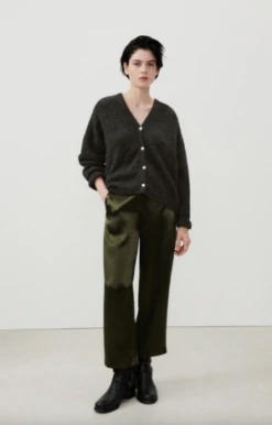 American VintageEast Button Cardigan - Charcoal