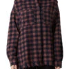 DestinAnna Parma Plaid Shacket - Navy -ULLA JOHNSON Clothing Shop Anna Parma Plaid Shacket 20231013152758