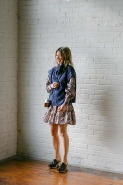 Apiece ApartLa Venturea Mini Dress - Folk Foliage -ULLA JOHNSON Clothing Shop Apiece Apart La Venturea Mini Dress Folk Foliage 20230927012917