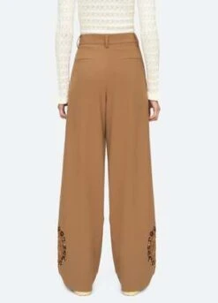 Sea New YorkArabella Pants - Camel -ULLA JOHNSON Clothing Shop Arabella Pants 20231013000329 1