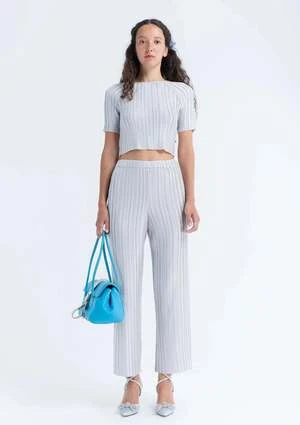 ArthurBox Pleat Straight Pant - Platinum 3 ArthurBox Pleat Straight Pant - Platinum