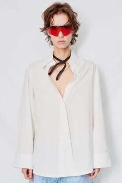 AssemblyCotton Oxford Shirt - White