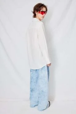 AssemblyCotton Oxford Shirt - White 13 AssemblyCotton Oxford Shirt - White -ULLA JOHNSON Clothing Shop Assembly Cotton Oxford Shirt White 20230928201012