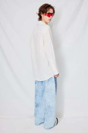 AssemblyCotton Oxford Shirt - White 7 AssemblyCotton Oxford Shirt - White - Image 5