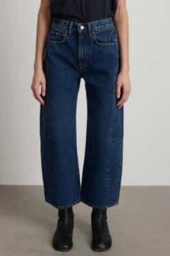 B SidesB SIDES RELAXED LASSO RINSE - BLUE -ULLA JOHNSON Clothing Shop B SIDES RELAXED LASSO BLUE RINSE 20231024080648 1
