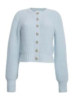 ELEVEN SIXBecca Cardi - Powder Blue -ULLA JOHNSON Clothing Shop BECCA CARDI POWDER BLUE 20231027192534