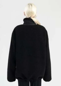 Y/projectParis Best Jacquard Fleece Jacket - Black/White -ULLA JOHNSON Clothing Shop BLACK AND WHITE PARIS BEST JACQUARD FLEECE JACKET 20231024095529 3