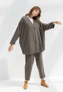 Black CraneCarpenter Pants - Mud