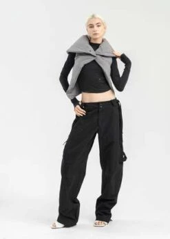 Hyein SeoVENTED TROUSER - BLACK -ULLA JOHNSON Clothing Shop BLACK VENTED TROUSER 20231024095826