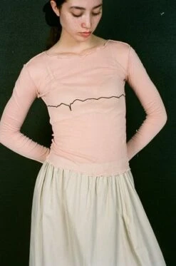 BaserangeTabbys Star Long Sleeve - Buio Pink 14 BaserangeTabbys Star Long Sleeve - Buio Pink -ULLA JOHNSON Clothing Shop Baserange Tabbys Star Long Sleeve Buio Pink 20230918165542 2