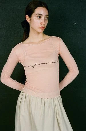 BaserangeTabbys Star Long Sleeve - Buio Pink 3 BaserangeTabbys Star Long Sleeve - Buio Pink