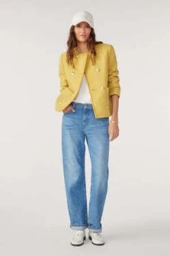 Bash ParisJoe Jacket - Yellow -ULLA JOHNSON Clothing Shop Bash Paris Joe Jacket Yellow 20231025215446 1