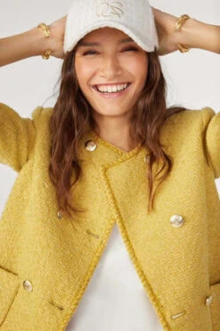 Bash ParisJoe Jacket - Yellow -ULLA JOHNSON Clothing Shop Bash Paris Joe Jacket Yellow 20231025215446 2