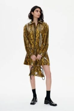 Baum Und PferdgartenBathilde Jacket - Yellow Snake -ULLA JOHNSON Clothing Shop Baum und Pferdgarten Bathilde Jacket Yellow Snake 20230823001019