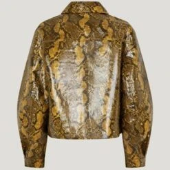 Baum Und PferdgartenBathilde Jacket - Yellow Snake -ULLA JOHNSON Clothing Shop Baum und Pferdgarten Bathilde Jacket Yellow Snake 20230823001020 2
