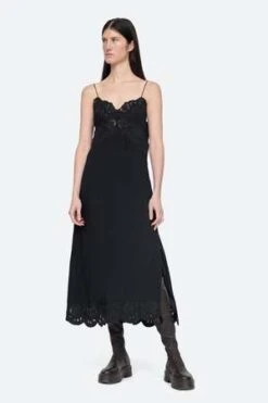 Sea New YorkBaylin Slip Dress - Black