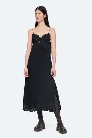 Sea New YorkBaylin Slip Dress - Black 3 Sea New YorkBaylin Slip Dress - Black