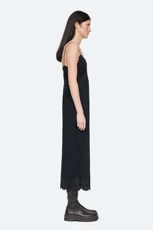 Sea New YorkBaylin Slip Dress - Black 6 Sea New YorkBaylin Slip Dress - Black - Image 4