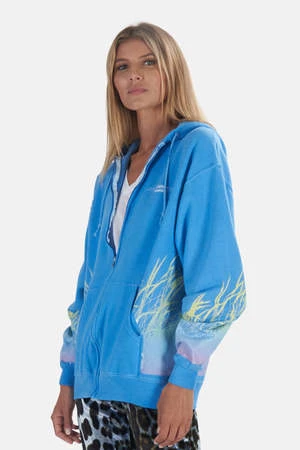 Blue&CreamBeach Gradient Hamptons Hoodie - Light Blue 4 Blue&CreamBeach Gradient Hamptons Hoodie - Light Blue - Image 2