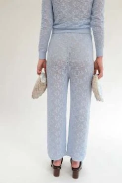 BeklinaEdificio Lace Trouser - Pallida -ULLA JOHNSON Clothing Shop Beklina Edificio Lace Trouser Pallida 20230422173022