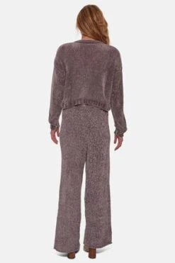 Blue&CreamBillie Chenille Crewneck - Charcoal -ULLA JOHNSON Clothing Shop Billie Chenille Crewneck Charcoal 20230911035048