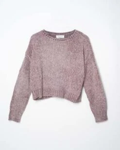 Blue&CreamBillie Chenille Crewneck - Charcoal -ULLA JOHNSON Clothing Shop Billie Chenille Crewneck Charcoal 20230911035049 1