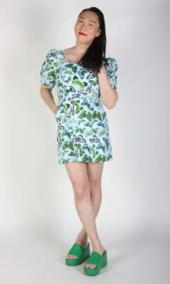 Birds Of North AmericaChickadee Dress - Butterflies -ULLA JOHNSON Clothing Shop Birds of North America Chickadee Dress Butterflies 20230811002337