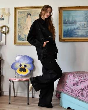 Birds Of North AmericaTystie Jacket - Black 11 Birds Of North AmericaTystie Jacket - Black - Image 9