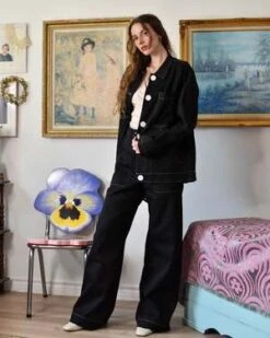 Birds Of North AmericaTystie Jacket - Black 31 Birds Of North AmericaTystie Jacket - Black -ULLA JOHNSON Clothing Shop Birds of North America Tystie Jacket Black 20230911005437