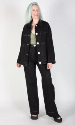 Birds Of North AmericaTystie Jacket - Black 38 Birds Of North AmericaTystie Jacket - Black -ULLA JOHNSON Clothing Shop Birds of North America Tystie Jacket Black 20230911005441