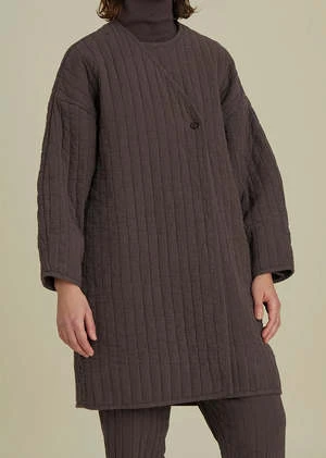 Black CraneQuilted Jacket - Plum 3 Black CraneQuilted Jacket - Plum