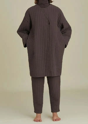 Black CraneQuilted Jacket - Plum 6 Black CraneQuilted Jacket - Plum - Image 4