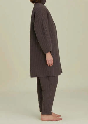 Black CraneQuilted Jacket - Plum 10 Black CraneQuilted Jacket - Plum - Image 8