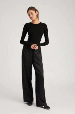 SPRWMNSilk Easy Pants - Black