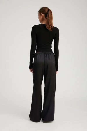 SPRWMNSilk Easy Pants - Black 6 SPRWMNSilk Easy Pants - Black - Image 4