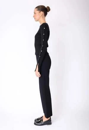 NKCBliss Button Top - Black 4 NKCBliss Button Top - Black - Image 2