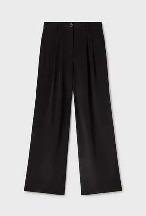 Silk LaundryCdc Pleated Pants - Black 4 Silk LaundryCdc Pleated Pants - Black - Image 2