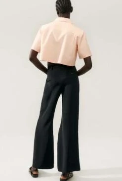 Silk LaundryCdc Pleated Pants - Black 9 Silk LaundryCdc Pleated Pants - Black -ULLA JOHNSON Clothing Shop CDC PLEATED PANTS BLACK 20231011071537 2