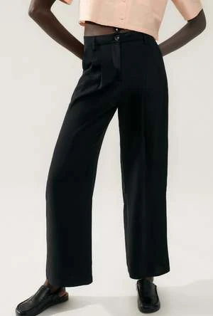 Silk LaundryCdc Pleated Pants - Black 7 Silk LaundryCdc Pleated Pants - Black - Image 5