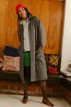 CarleenWool Harris Duster - Grey -ULLA JOHNSON Clothing Shop Carleen Wool Harris Duster Grey 20231102023333