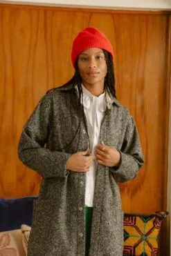 CarleenWool Harris Duster - Grey -ULLA JOHNSON Clothing Shop Carleen Wool Harris Duster Grey 20231102023334