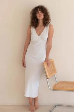 Rachel PallyCaro Dress - Chlak -ULLA JOHNSON Clothing Shop Caro Dress 20230817232454 1